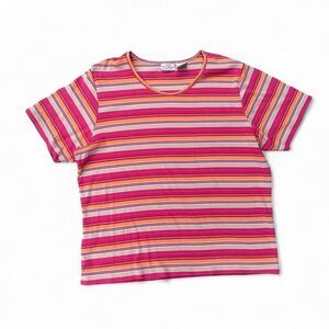 90s Striped Shirt Size 22W Plus Size grunge